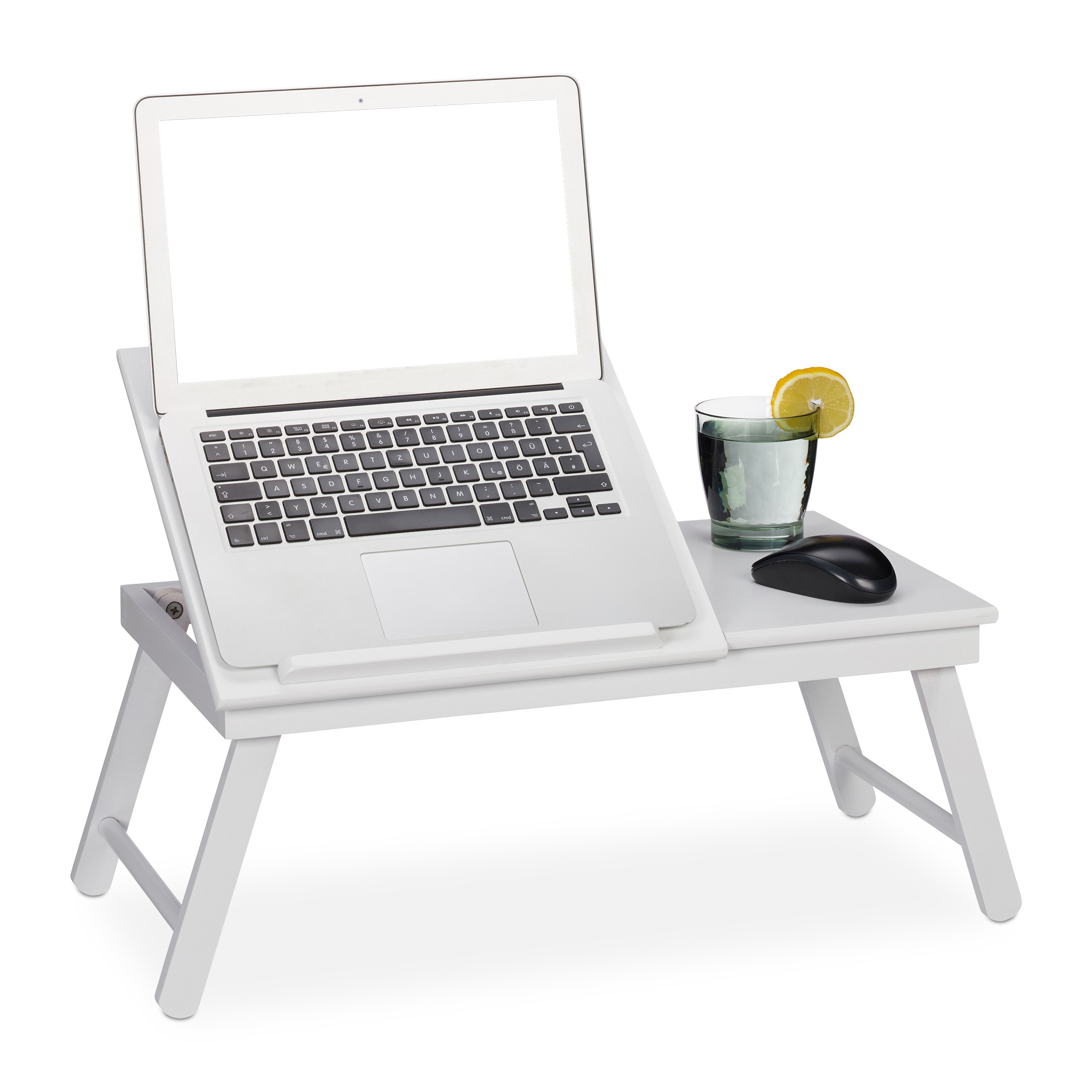 HOK Bambusz Laptop Asztal Laptop Tartó Asztal és Állvány ZOTRA Bambusz Laptop Asztal Laptop Tartó Asztal és Állvány